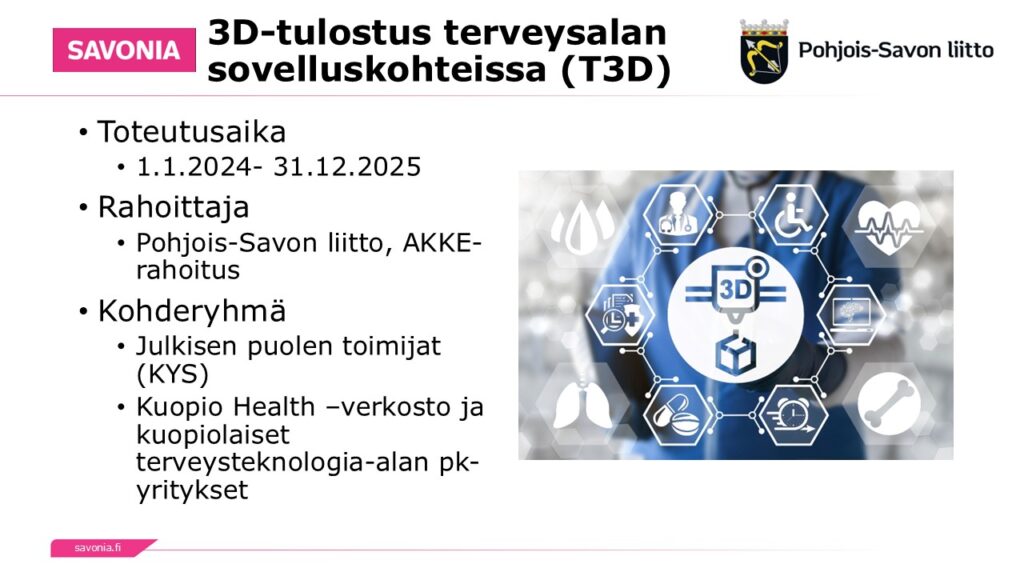 T3D -hankkeen esitekuva.